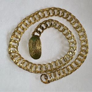 Vintage Gold Tone Link Belt